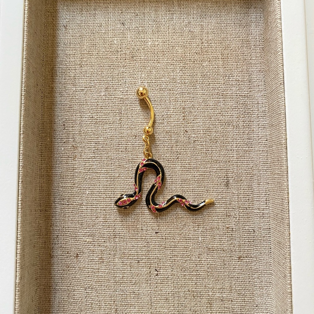 NWT!‼️SNAKE BELLYBUTTON RING! - Picture 3 of 7
